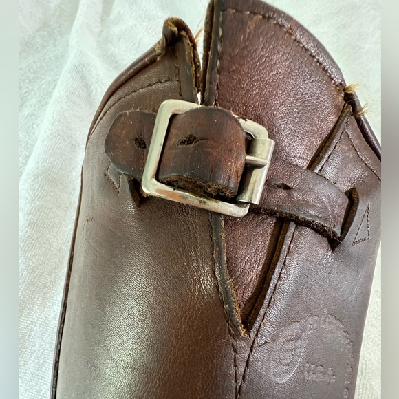 Vintage Chippewa Brown Snake Leather Boots With Buckle Straps Women’s - Picture 12 of 16